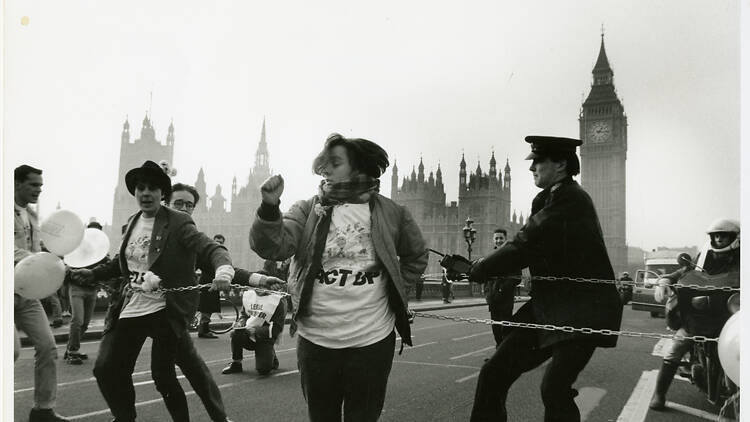 Gordon Rainsford, ACT UP World AIDS Day 1_12_89 (1989)