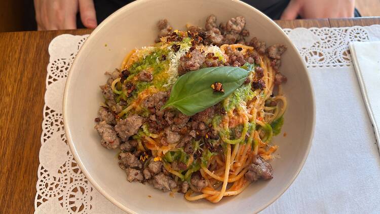 Napolitana at Times New Roman.