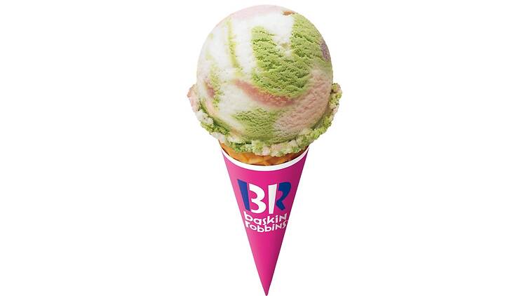 Baskin Robbins Ohanami Dango Sakura ice cream