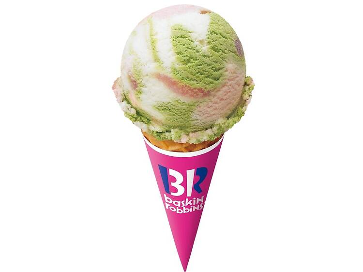 Baskin Robbins Ohanami Dango Sakura ice cream