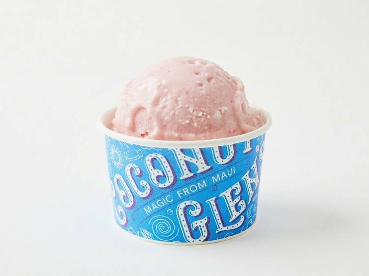 Coconut Glen’s Sakura ice cream