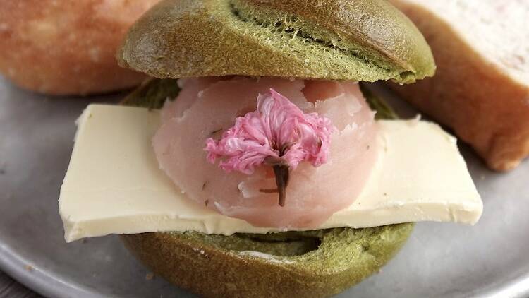 Tokyo Vegan Bakes Sakura An Butter bagels