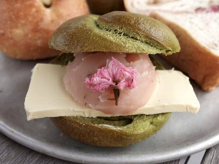 Tokyo Vegan Bakes Sakura An Butter bagels