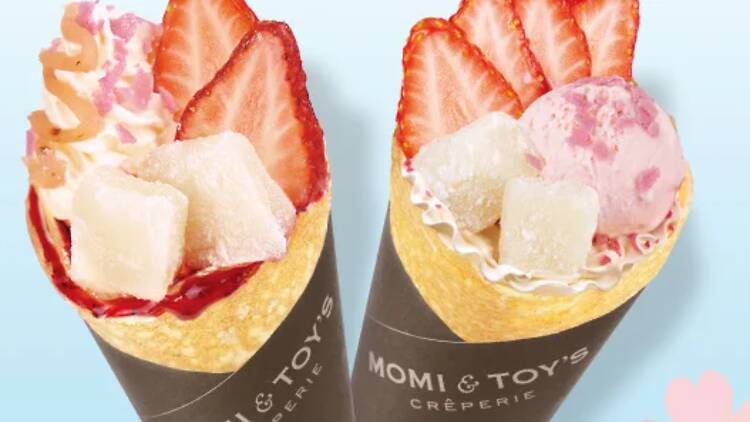 Momi & Toys Strawberry Sakura Mochi crêpe