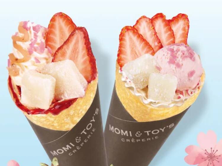 Momi & Toys Strawberry Sakura Mochi crêpe