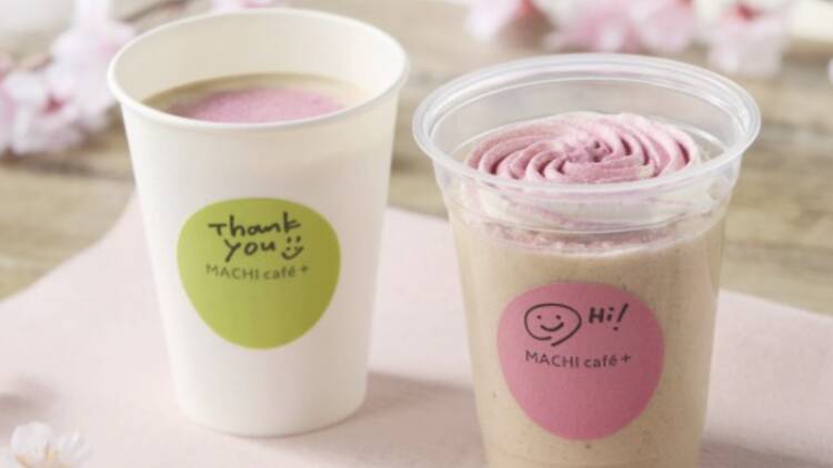 Machi Café+ Sakura Latte