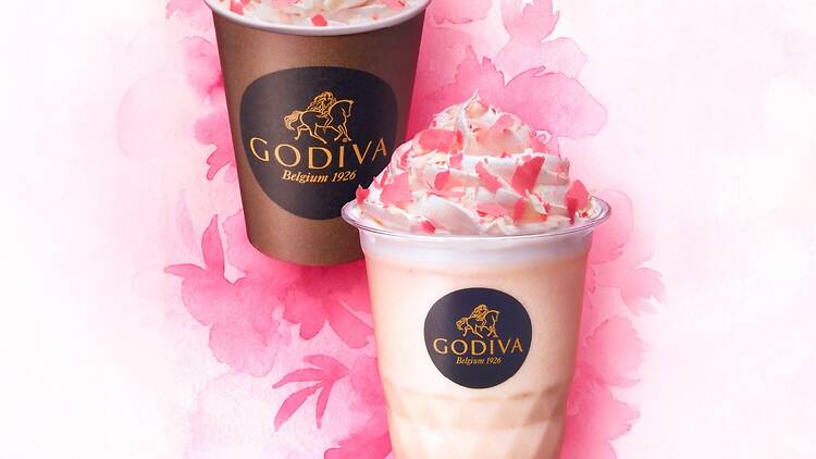 Godiva Sakura no Matataki Chocolixir