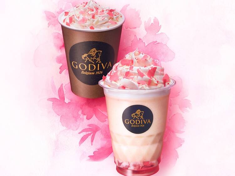Godiva Sakura no Matataki Chocolixir
