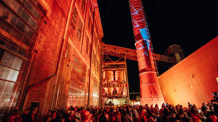 White Bay Power Station for the Biennale party