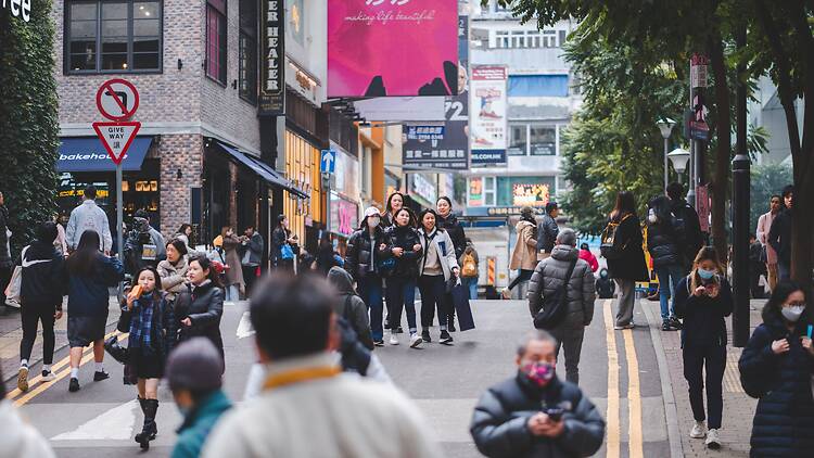 Hong Kong cold winter