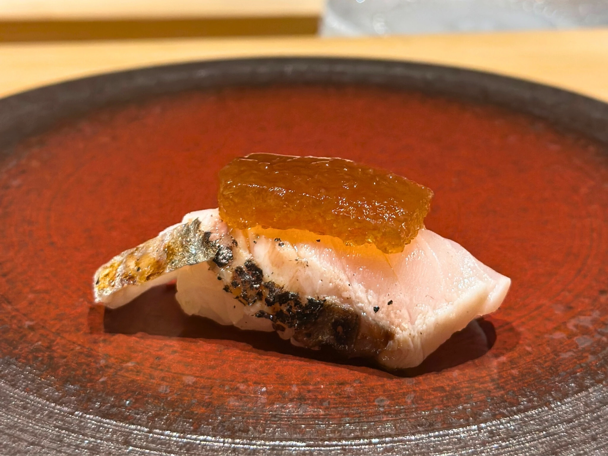 Shoukouwa sawara with ponzu jelly
