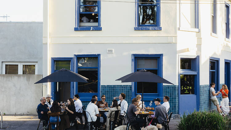 The front facade of Suze.