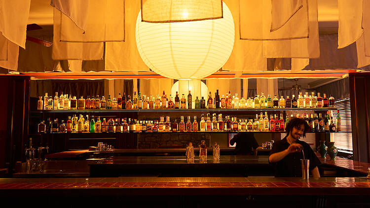 The bar at Moondrop.