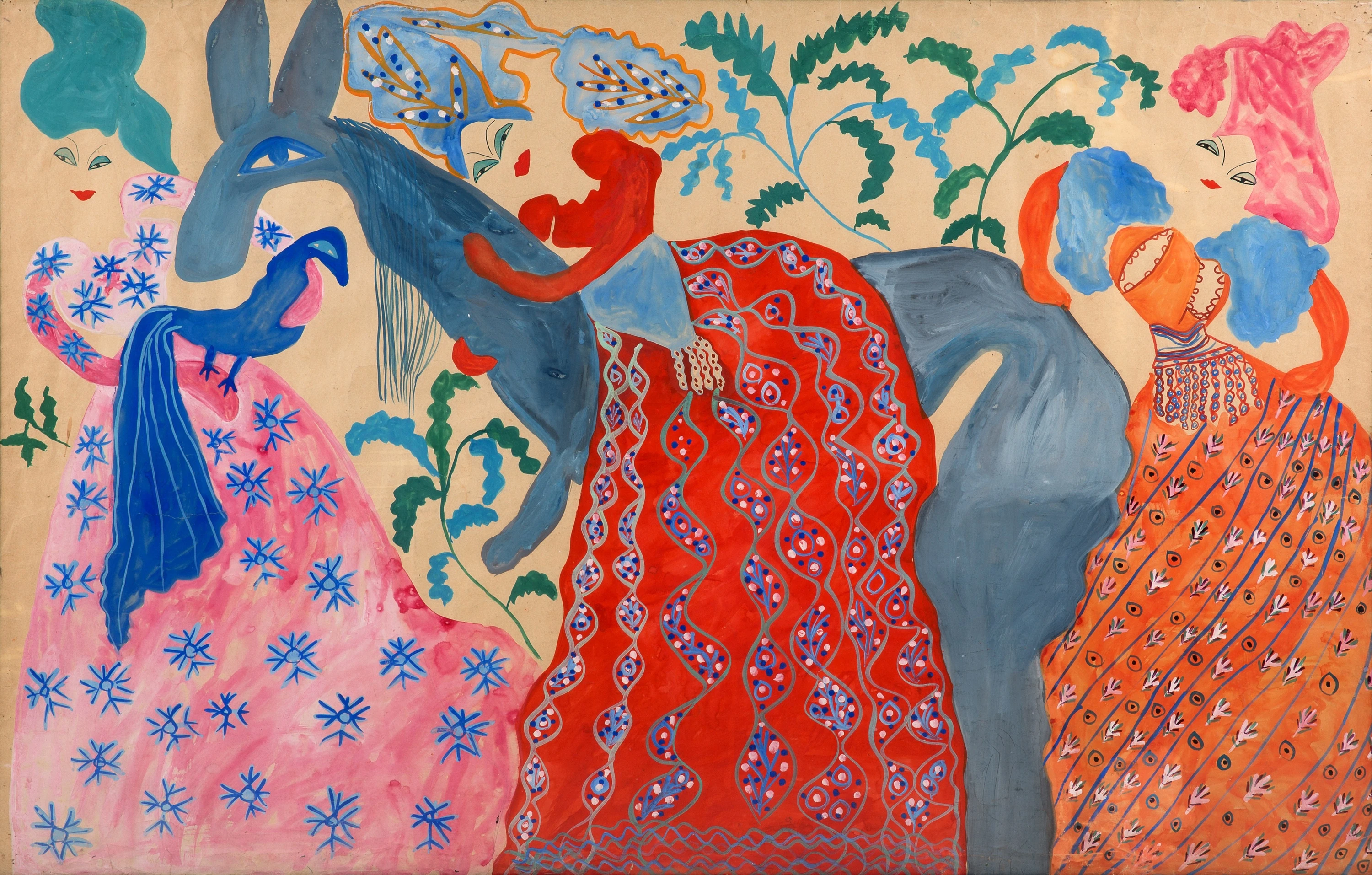 Baya, &lsquo;L&rsquo;&acirc;ne bleu&rsquo; (1948). 