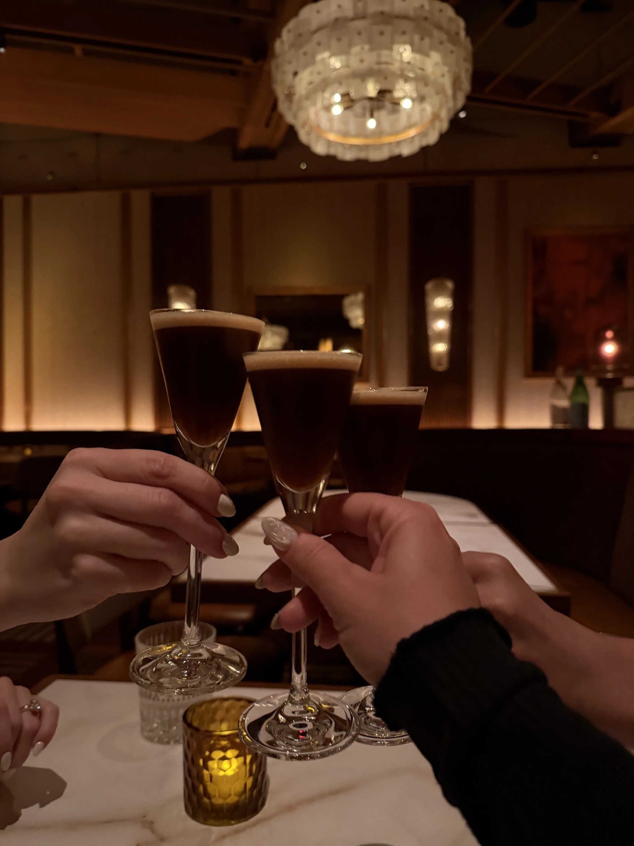 Tahini espresso martinis from Or'esh