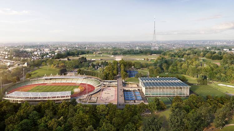 Preview render of Crystal Palace National Sports Centre Preview render of a new Crystal Palace National Sports Centre