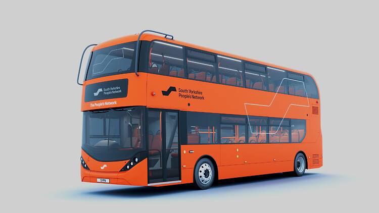 Render of South Yorkshire People Network bus 