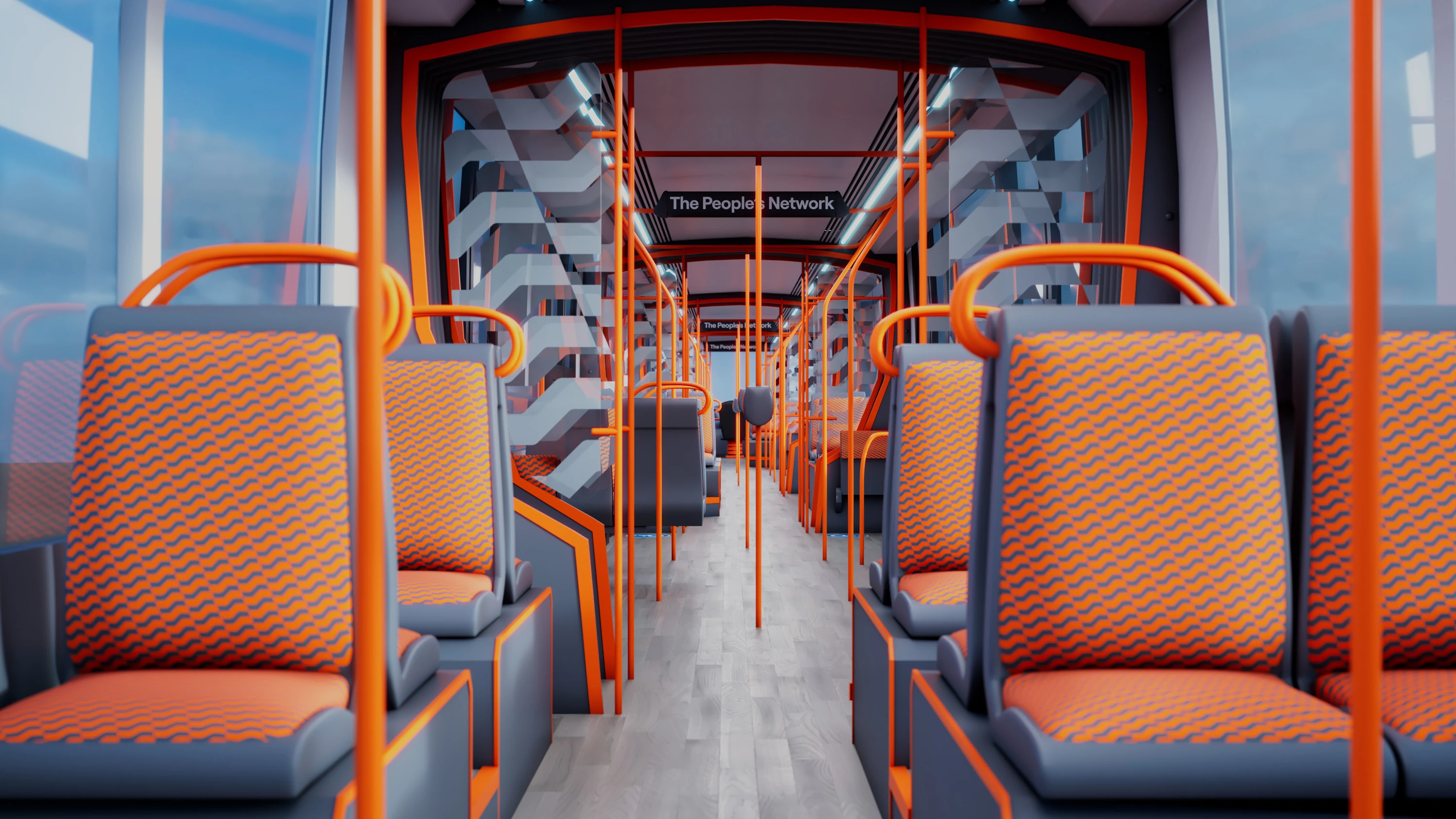 Render of South Yorkshire People Network tram 