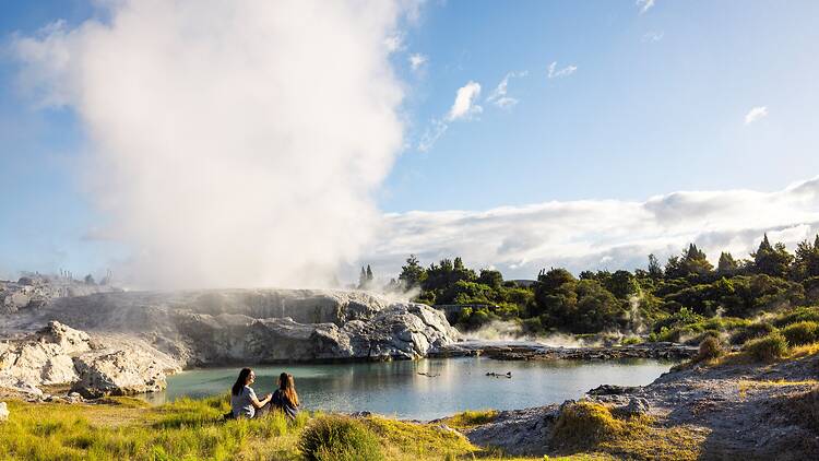 Two women in Rotorua