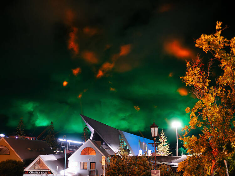 The world’s largest outdoor light installation is on now in Western Australia