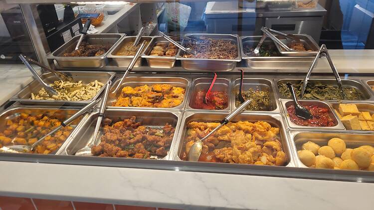 Bain maries at Temu Kangen Indonesian restaurant