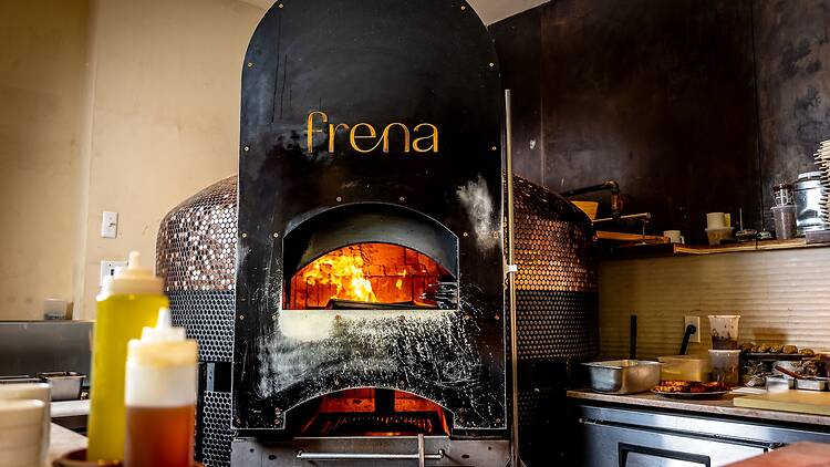 Black bread oven at Frena