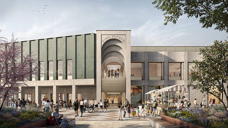 A visual of the new King Alfred Leisure Centre in Brighton and Hove