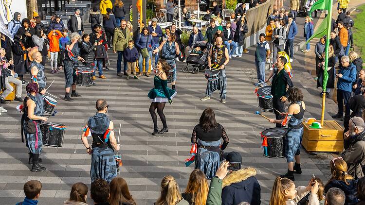 Camden Market St Patrick’s Day celebrations