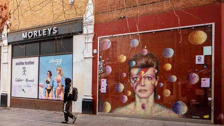 Pay tribute to a local legend at the David Bowie mural