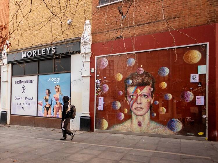 Pay tribute to a local legend at the David Bowie mural