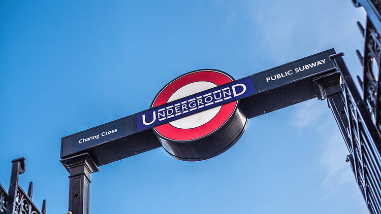 London Underground sign