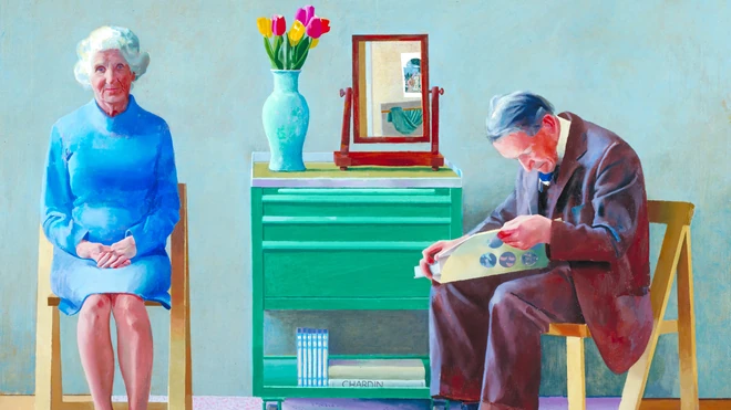 David Hockney, My Parents, 1977. Tate. Purchased 1981
