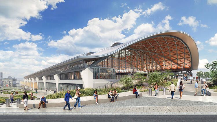 The visuals of the new Curzon Street Station in Birmingham The visuals of the new Curzon Street Station in Birmingham