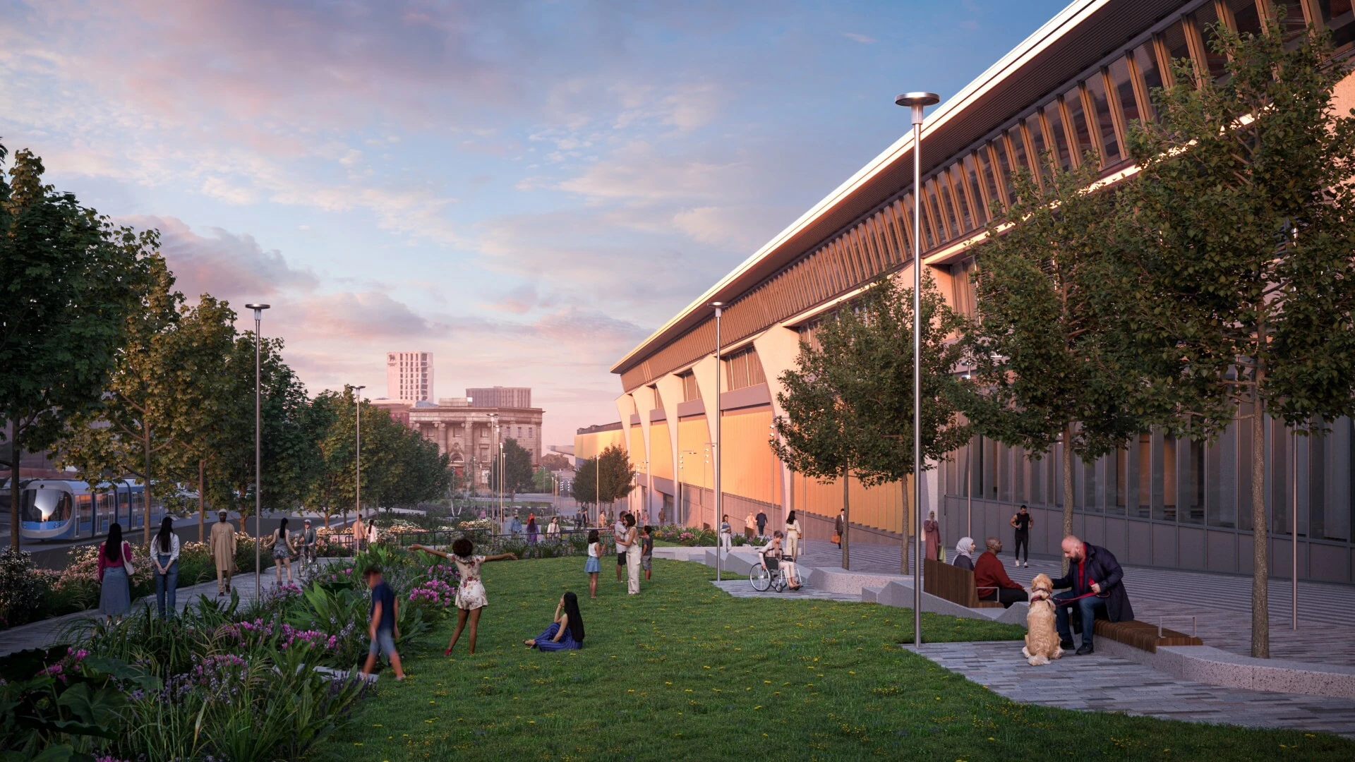 Curzon Street renders, Birmingham