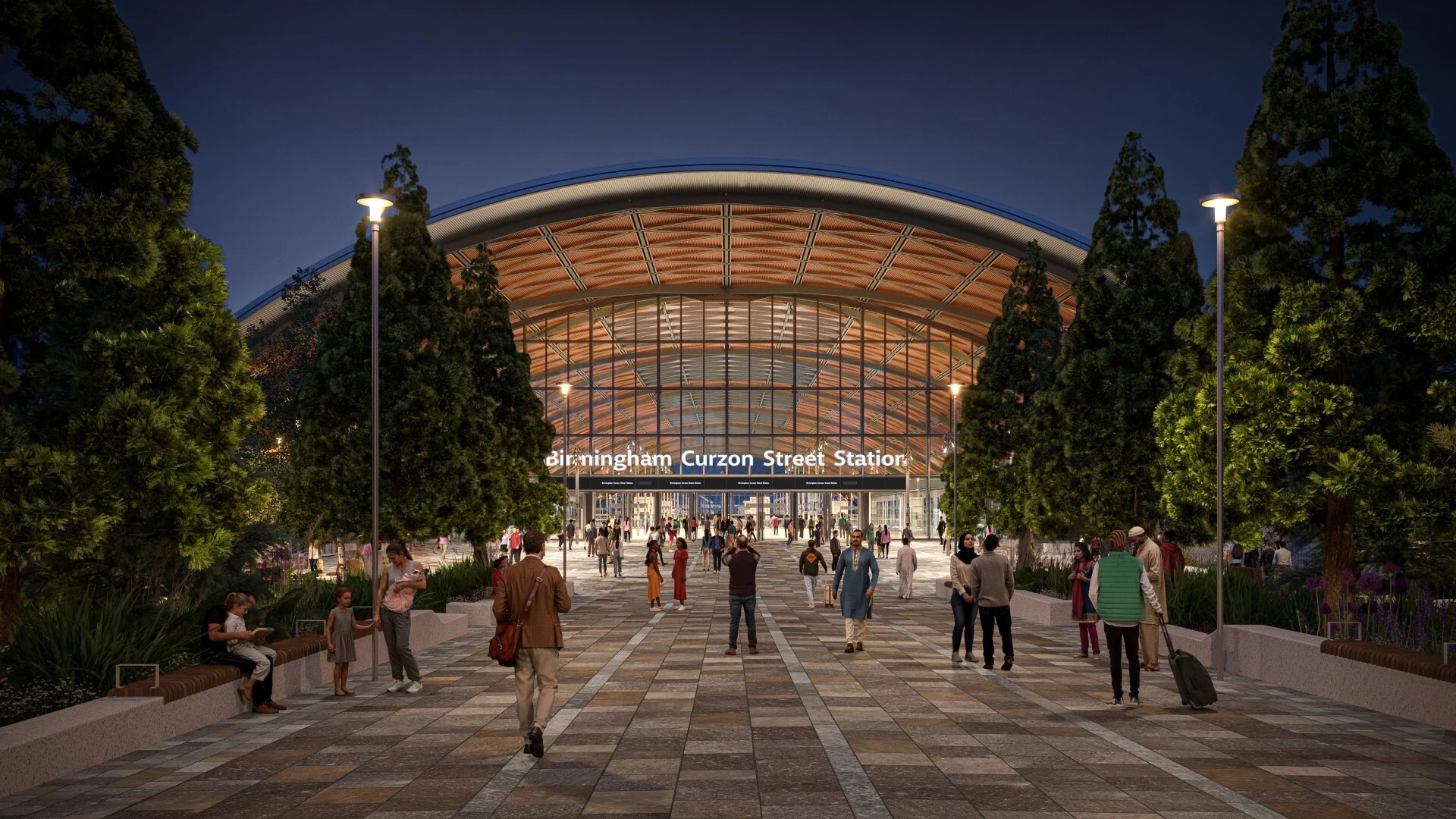 Curzon Street renders, Birmingham