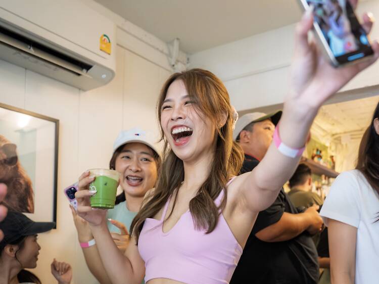 วิ่งให้พอเป็นพิธี แล้วไปจิบมัทฉะดีๆ ที่สามย่านในงาน The Matcha Run Club