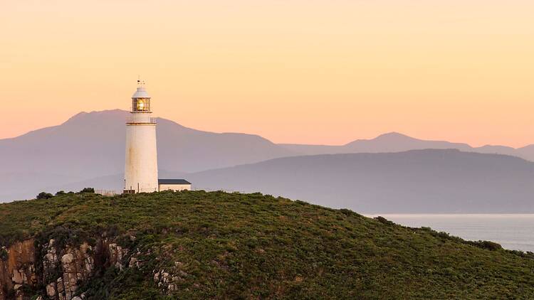 Cape Bruny Lighthouse Lighthouse at sunset