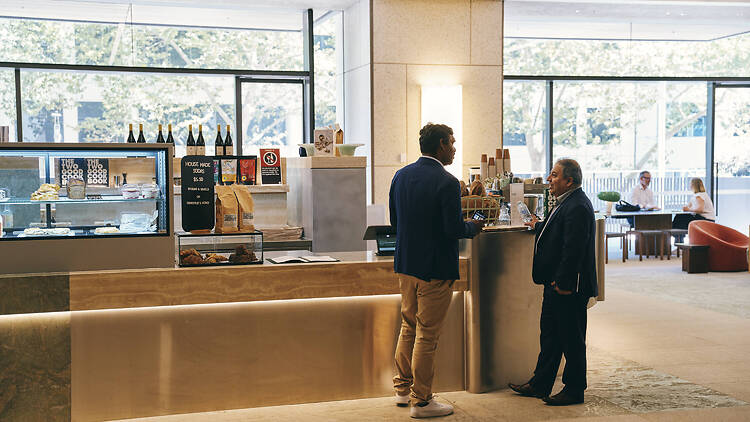 two men at Fold cafe, Two Good Co, VicX