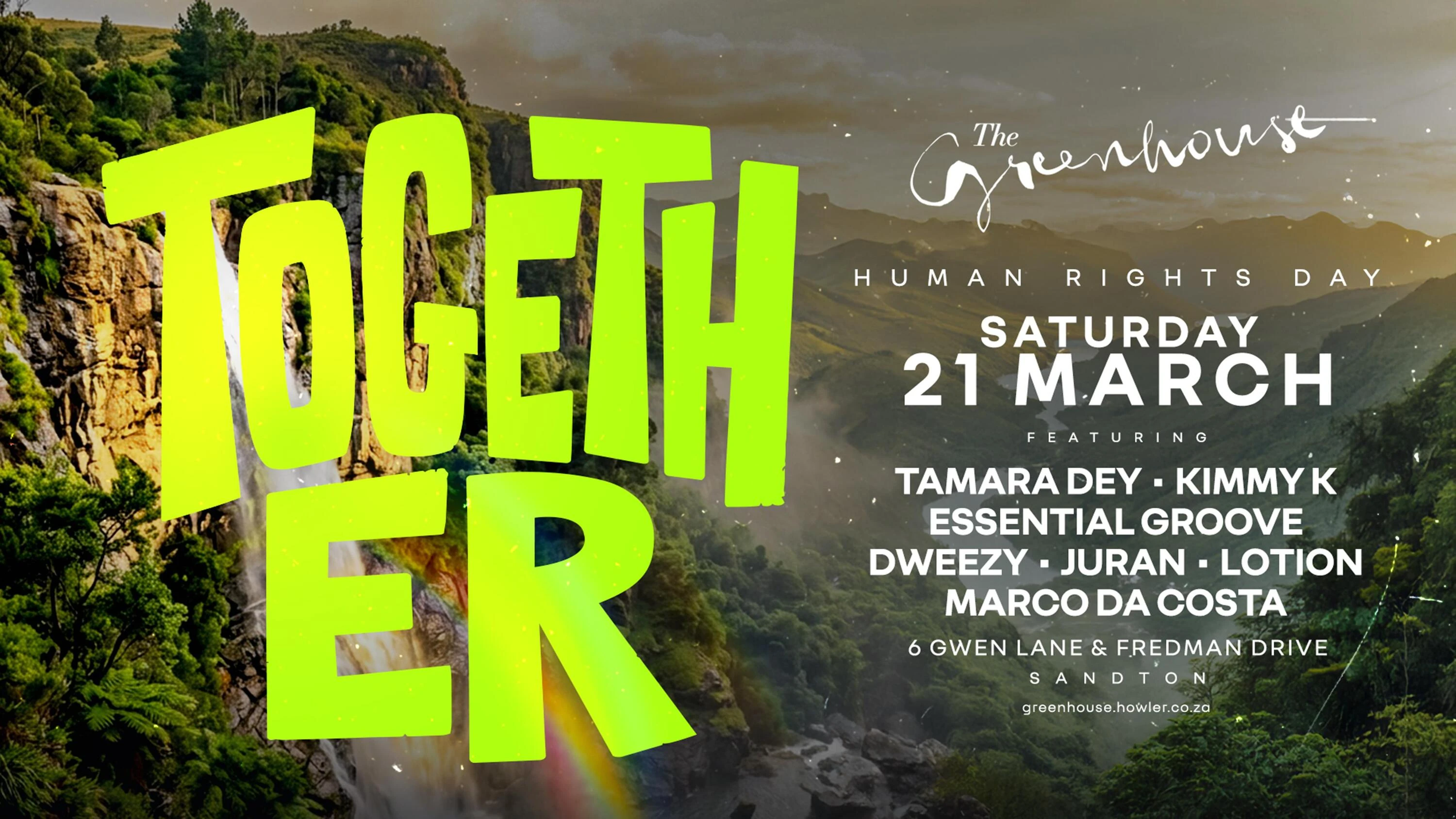 Comedy in the Together at the Greenhouse poster