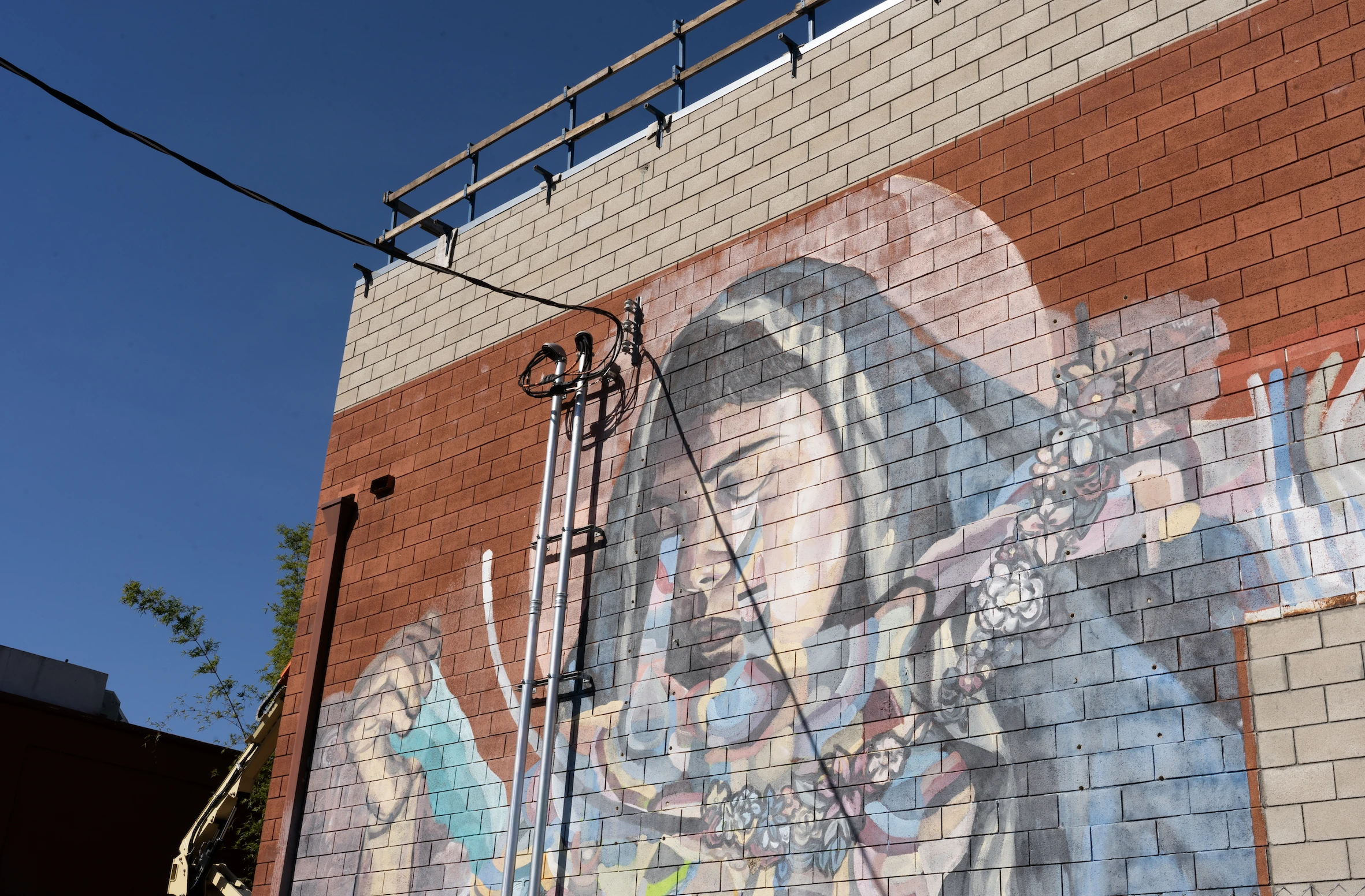 A mural outside Pacific Electric.