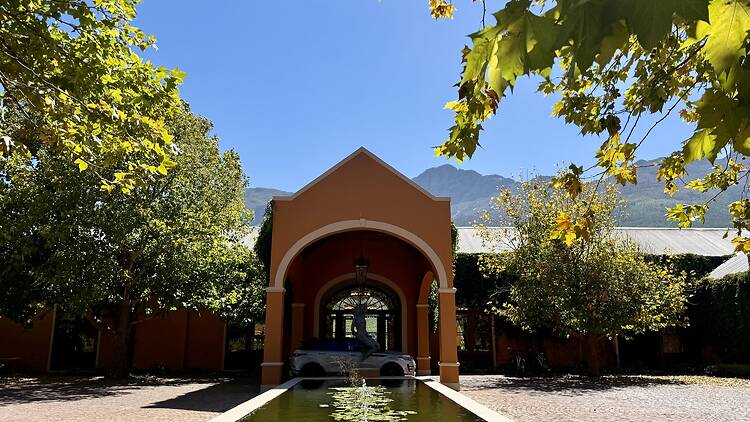 The Main entrance to La Residence.
