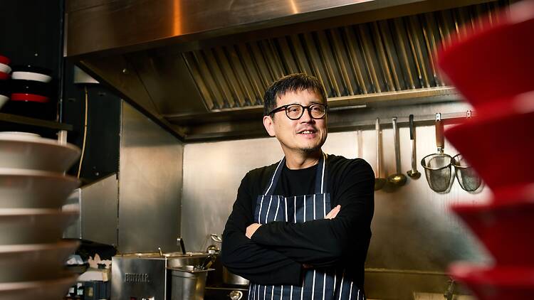 Chef Kanji San, co-founder and chef at Shoryu