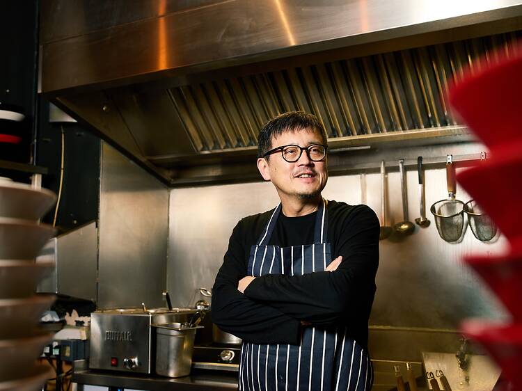Chef Kanji San, co-founder and chef at Shoryu