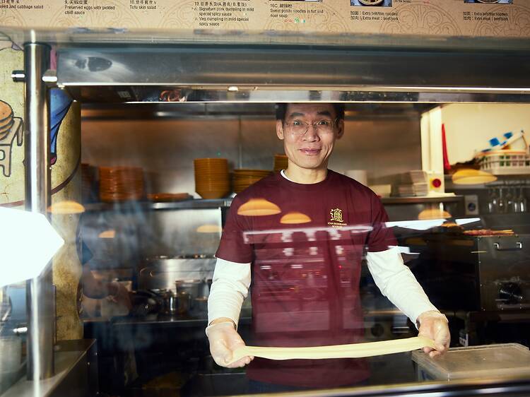 Chef Guo, head chef at Xi'an BiangBiang Noodles