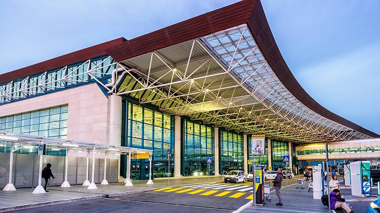 Fiumicino International Airport Terminal 1 in Rome, Italy Fiumicino International Airport Terminal 1 in Rome, Italy