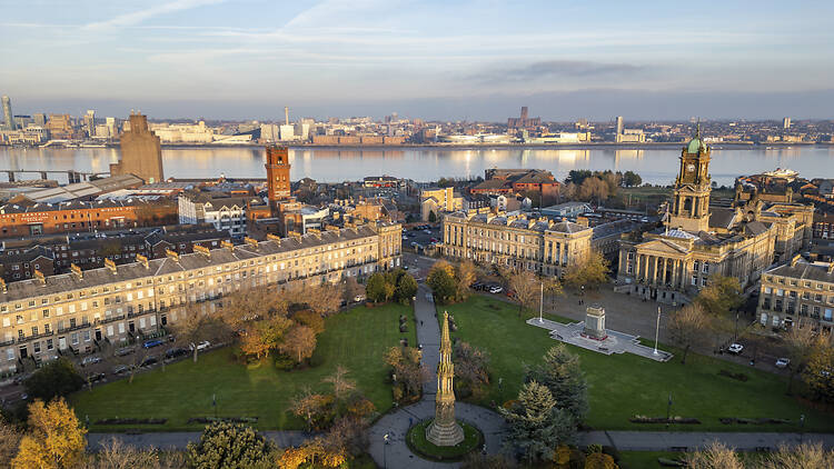 Aerial view of Birkenhead Aerial view of Birkenhead