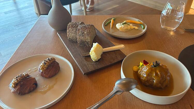 Plates of food at Barragunda Dining.