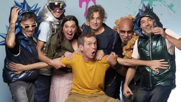 Raviolis & Diego Reinhold in a charity show at Niceto Club