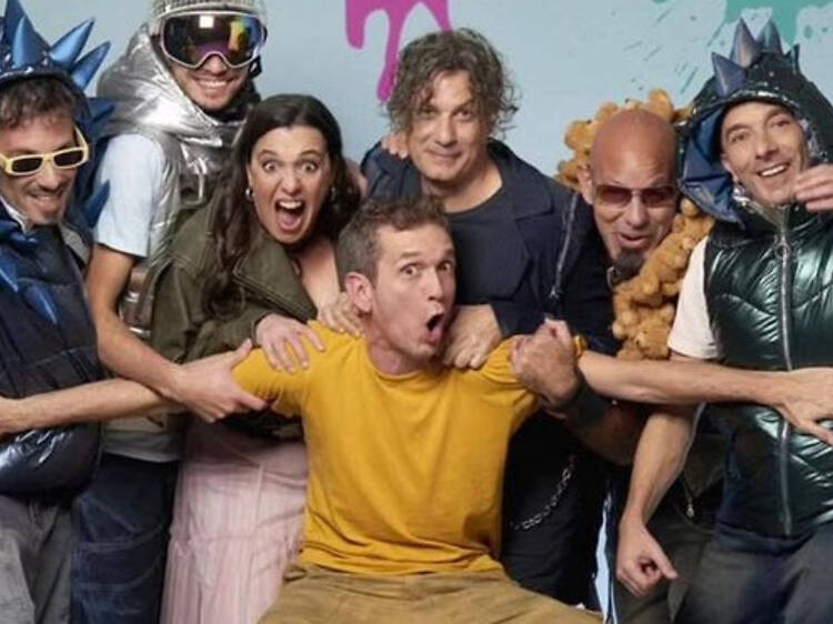 Raviolis & Diego Reinhold in a charity show at Niceto Club