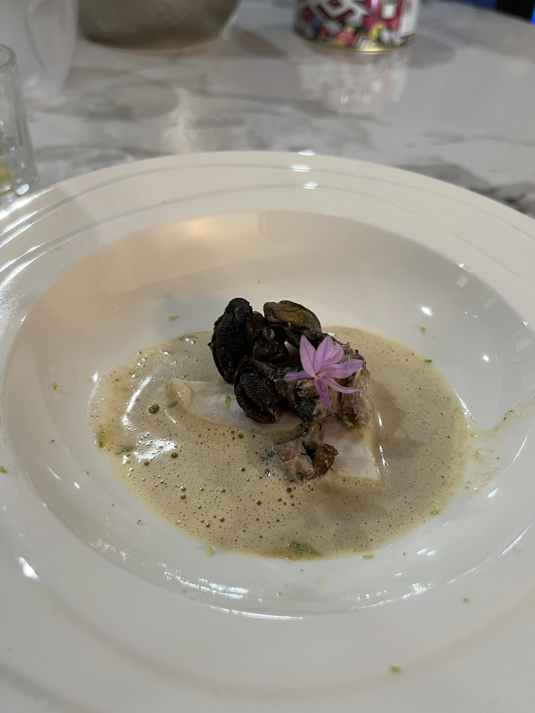 Smoke on Skin course 2 of the Ibhodwe Shandis tasting experience at the Cooking Studio.